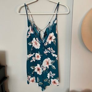 Forever 21 Floral Romper